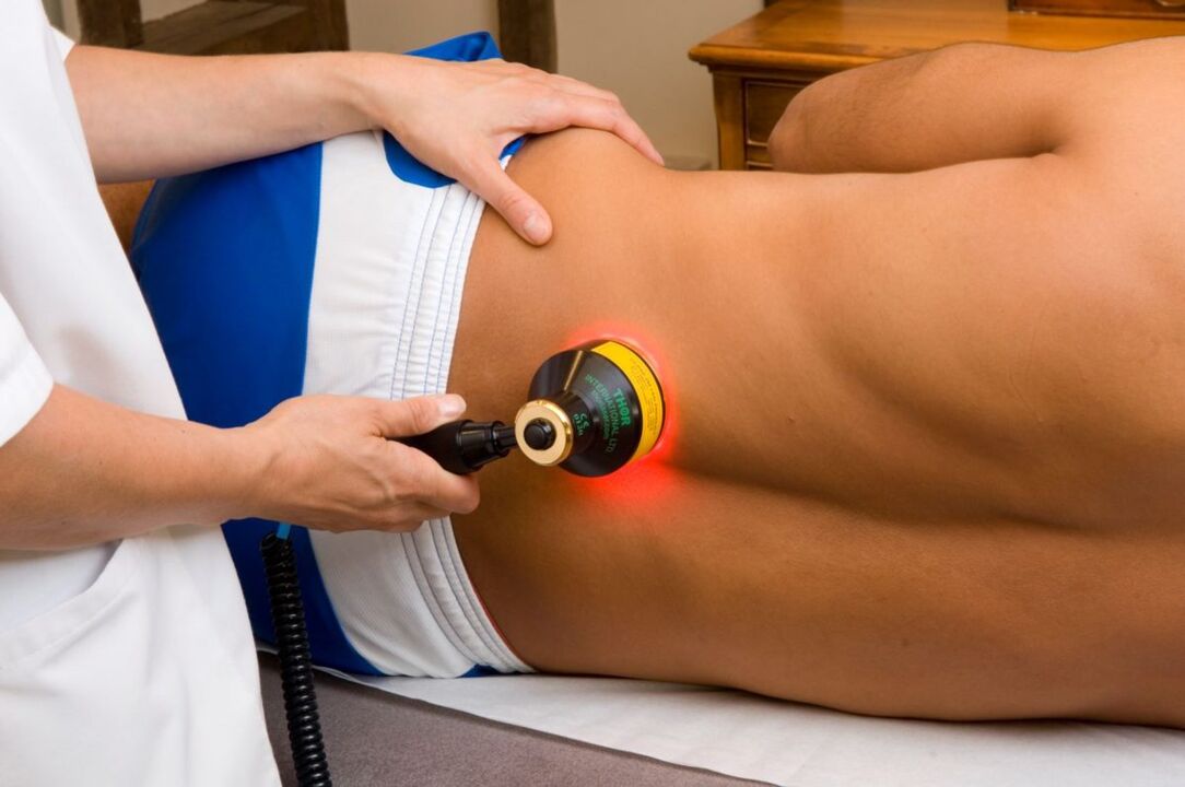 Physiotherapy for lumbar osteochondosis