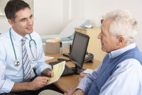 Doctor's appointment for cervical osteochondrosis